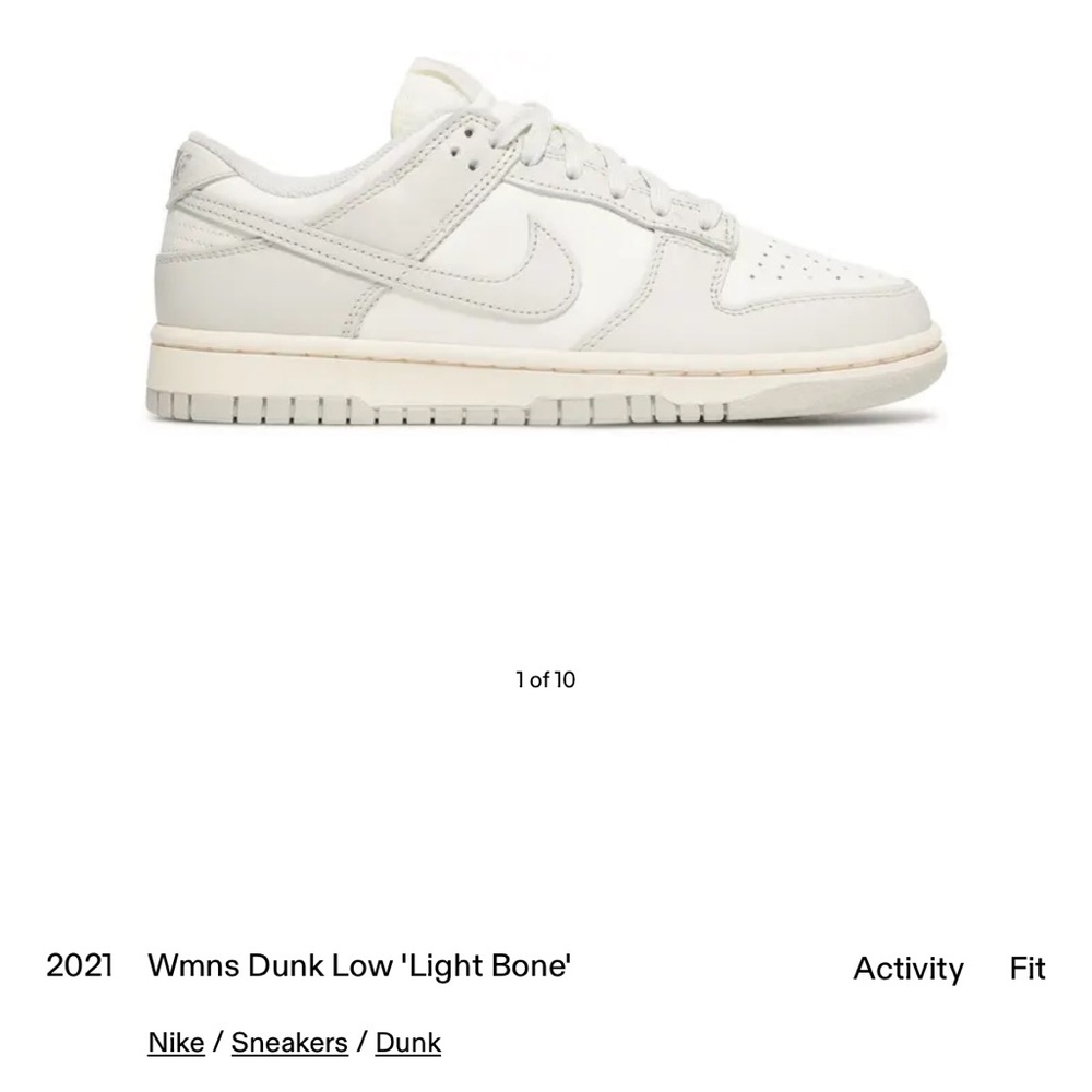 Nike Women's Dunk Low 'Light Bone' Sneakers